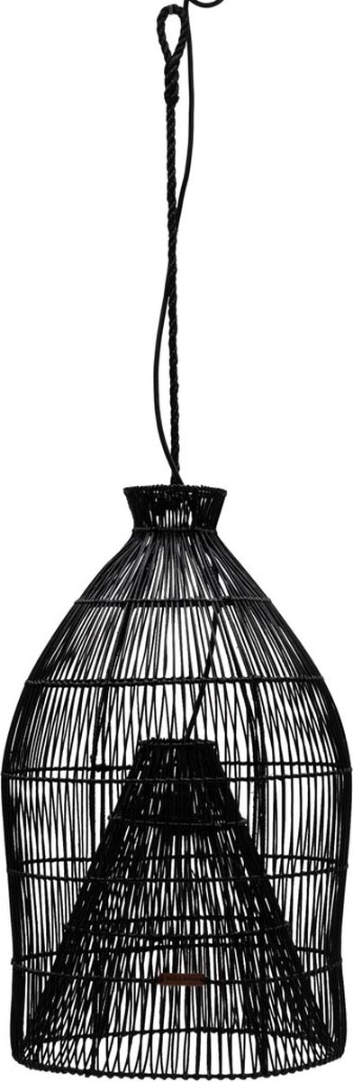 Rivièra Maison Fishing Basket Hanglamp - Zwart