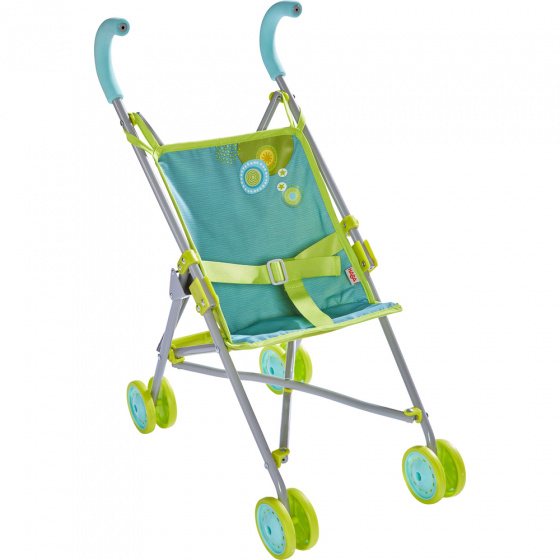 HABA poppenbuggy Zomerweide junior 63 cm polyester groen/blauw