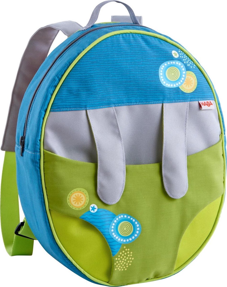 HABA poppenrugzak Zomerweide junior 30 cm polyester - Groen