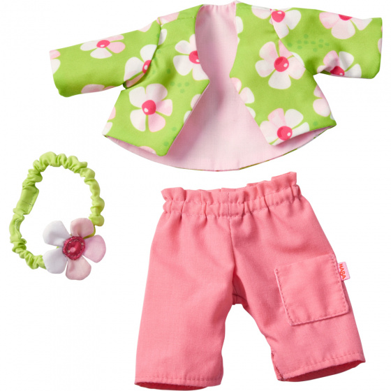 HABA poppenkleding Bloemenmagie junior 30 cm roze/ - Verde