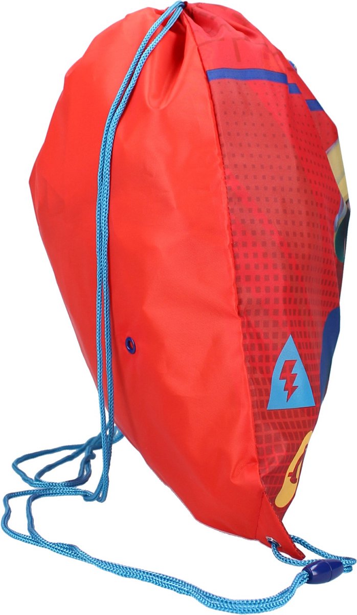 Brandweerman Sam gymtas junior 1,6 liter polyester/blauw - Rood