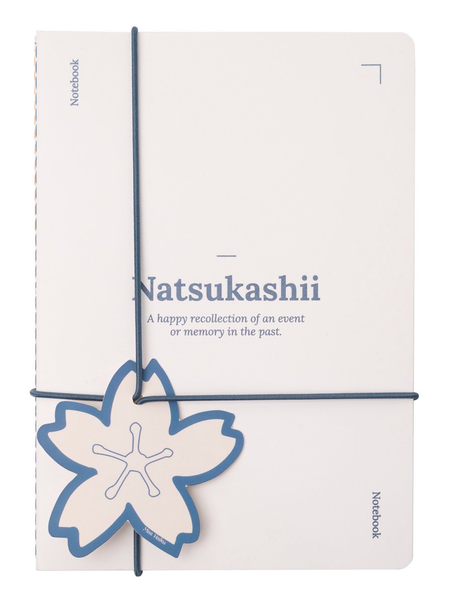 Grupo Erik notitieboek Natsukashii A5 gelinieerd wit 2 stuks