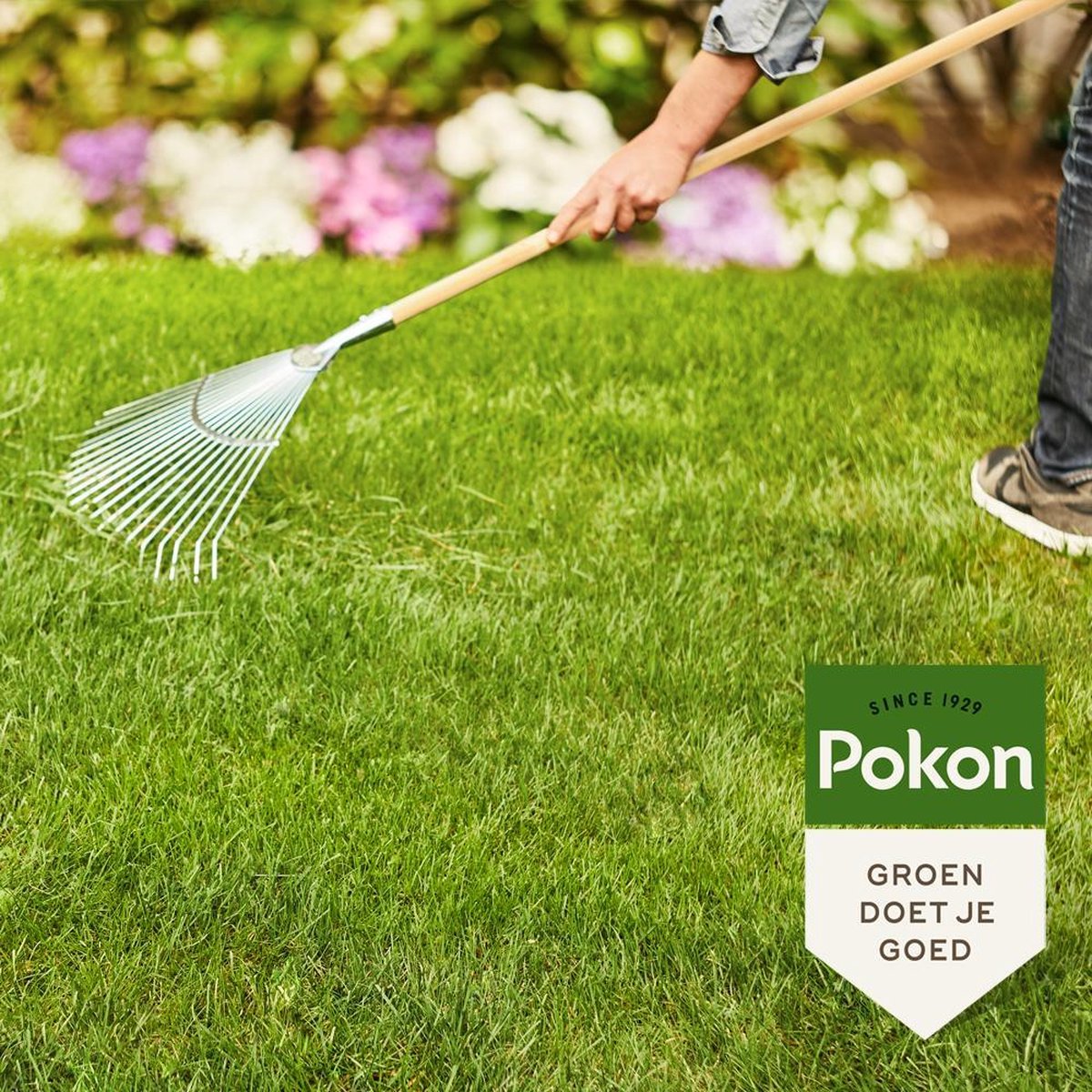 Pokon gazonmest met Kalk 3 in 1 - 250 m2
