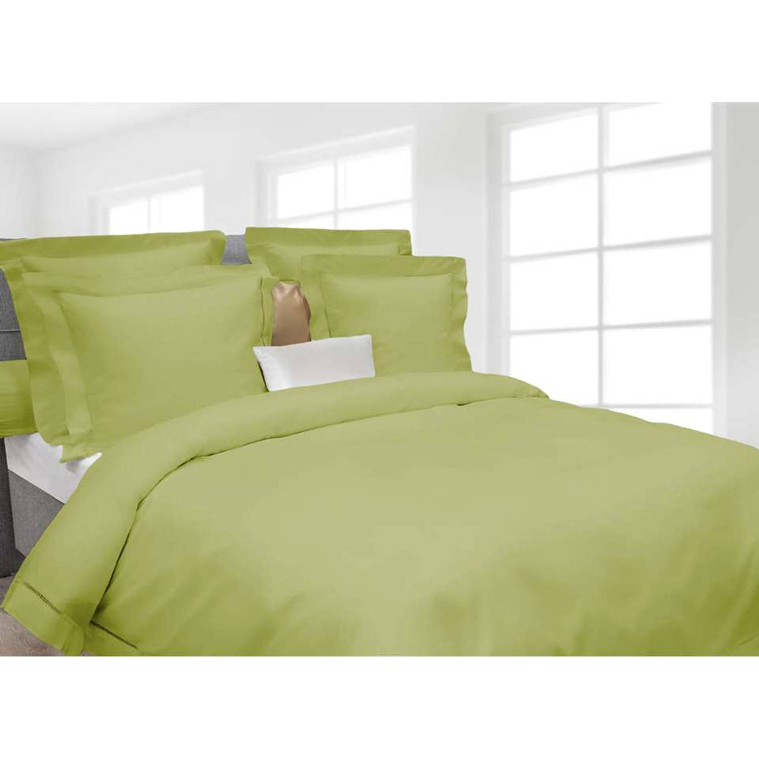 Heckett & Lane Dekbedovertrek Feline 260 X 220 - Groen