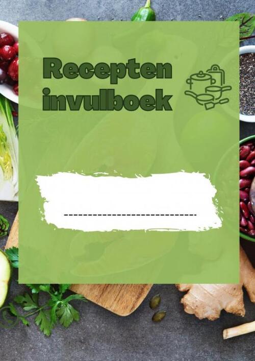 Recepten invulboek