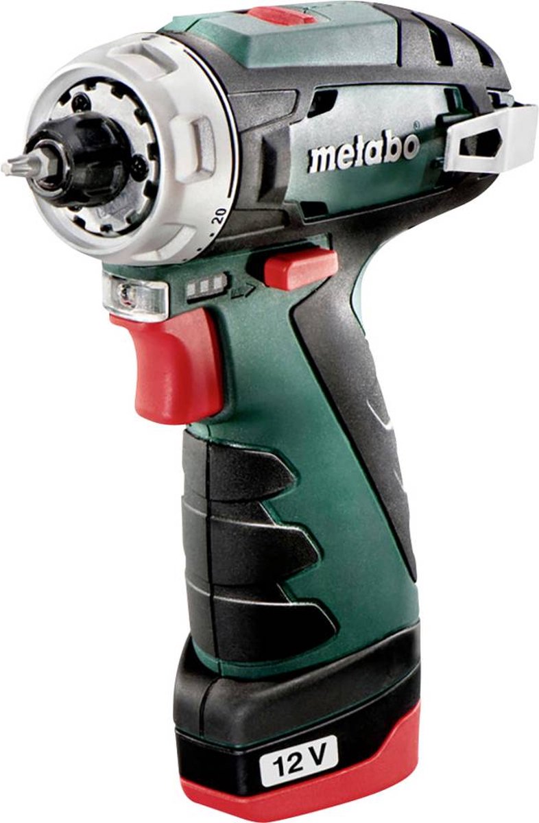 Metabo BS Basic Accu-Boorschroefmachine | 12V | 2X2 Ah Li-Power | Lader LC 12 | In kunststof koffer