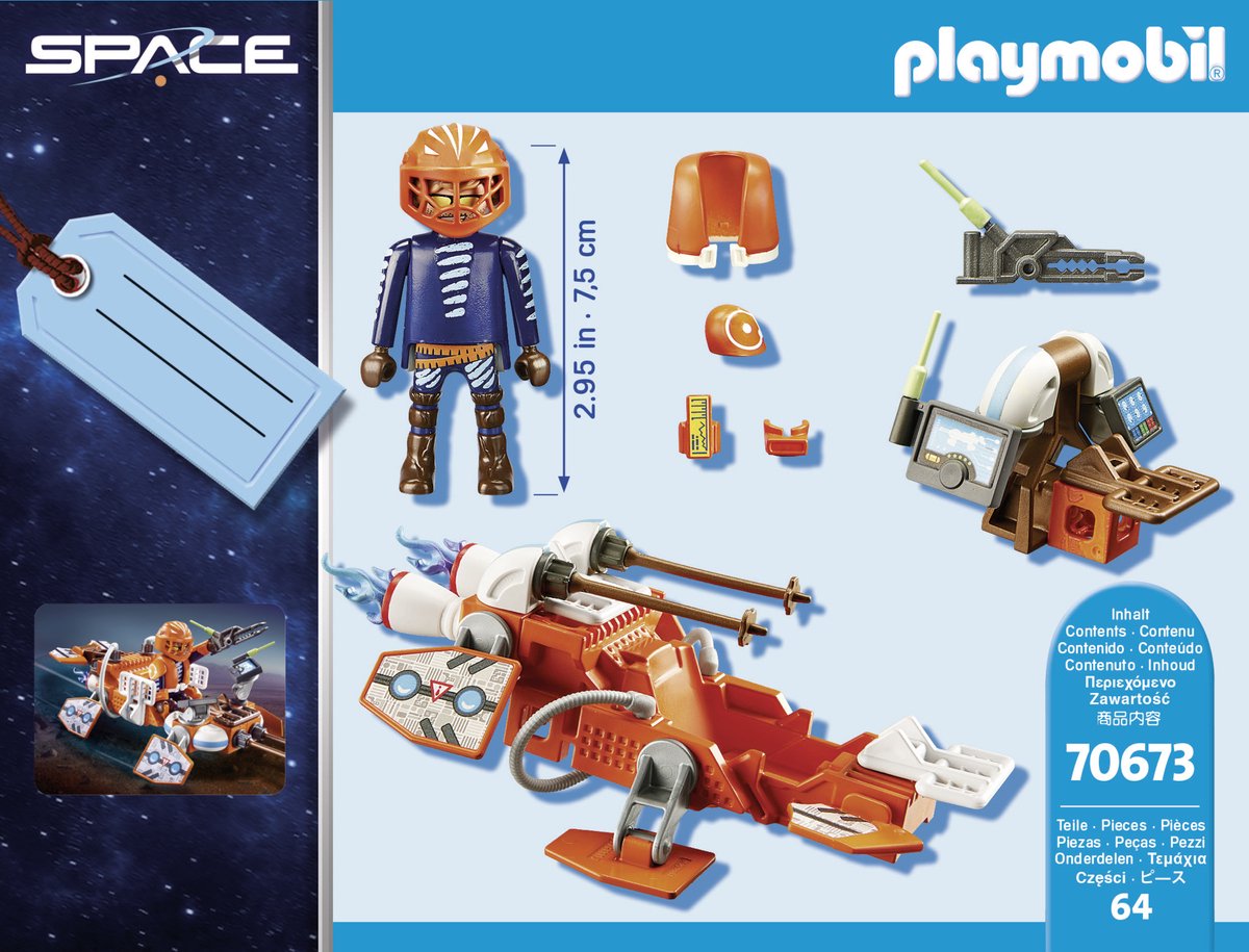 Playmobil 70673 Gift Set Space Speeder