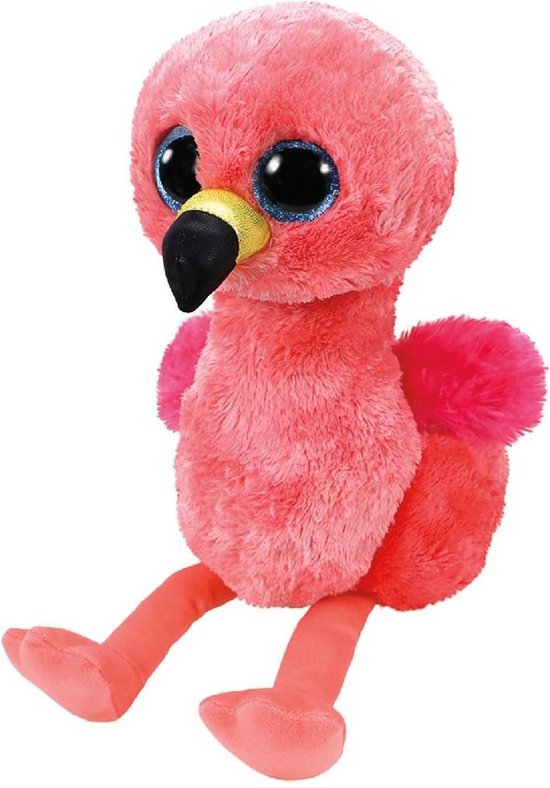 ty Beanie Boo Knuffel Gilda - 24 Cm - Roze