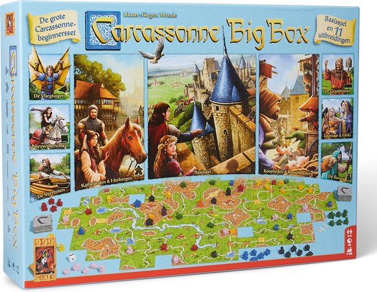 999Games Carcassonne Big Box 3 Bordspel - Blauw