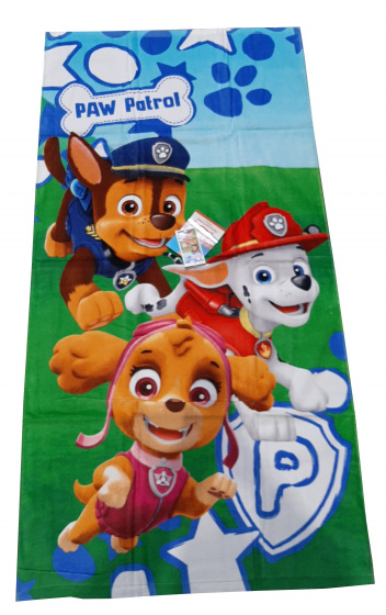 Nickelodeon badlaken Paw Patrol 70 x 140 cm katoen blauw