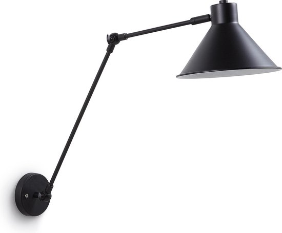 Kave Home Odine Wandlamp - Negro