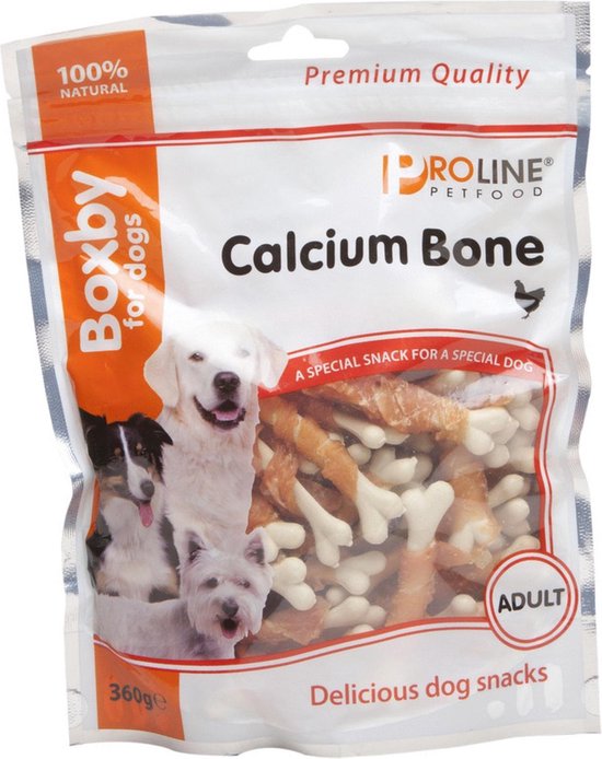 PROLINE Boxby Calcium Bone - Hondensnacks - 360 g Valuepack