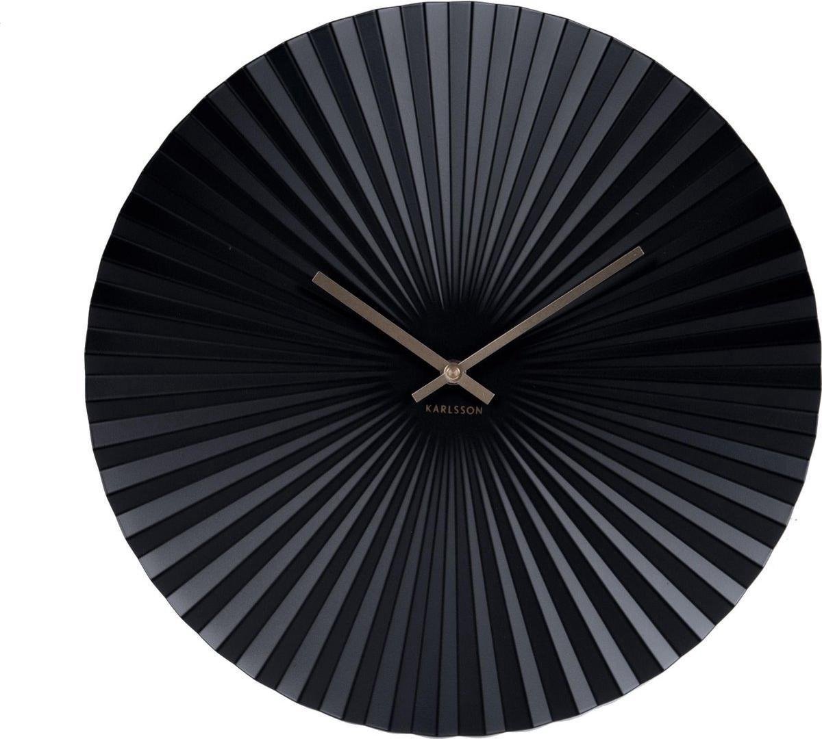 Karlsson Sensu Wandklok Ø 40 cm - Zwart