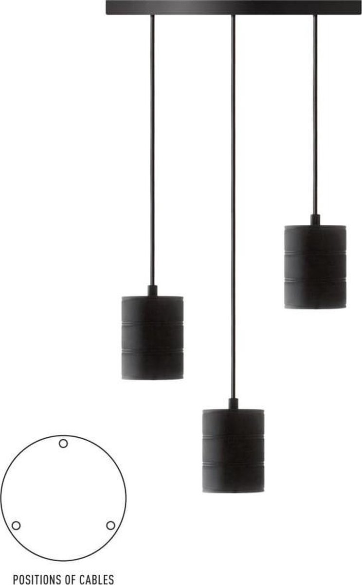 Calex Giant Retro Hanglamp - Zwart