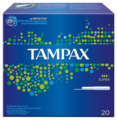 Tampax Tampons Super 20stuks