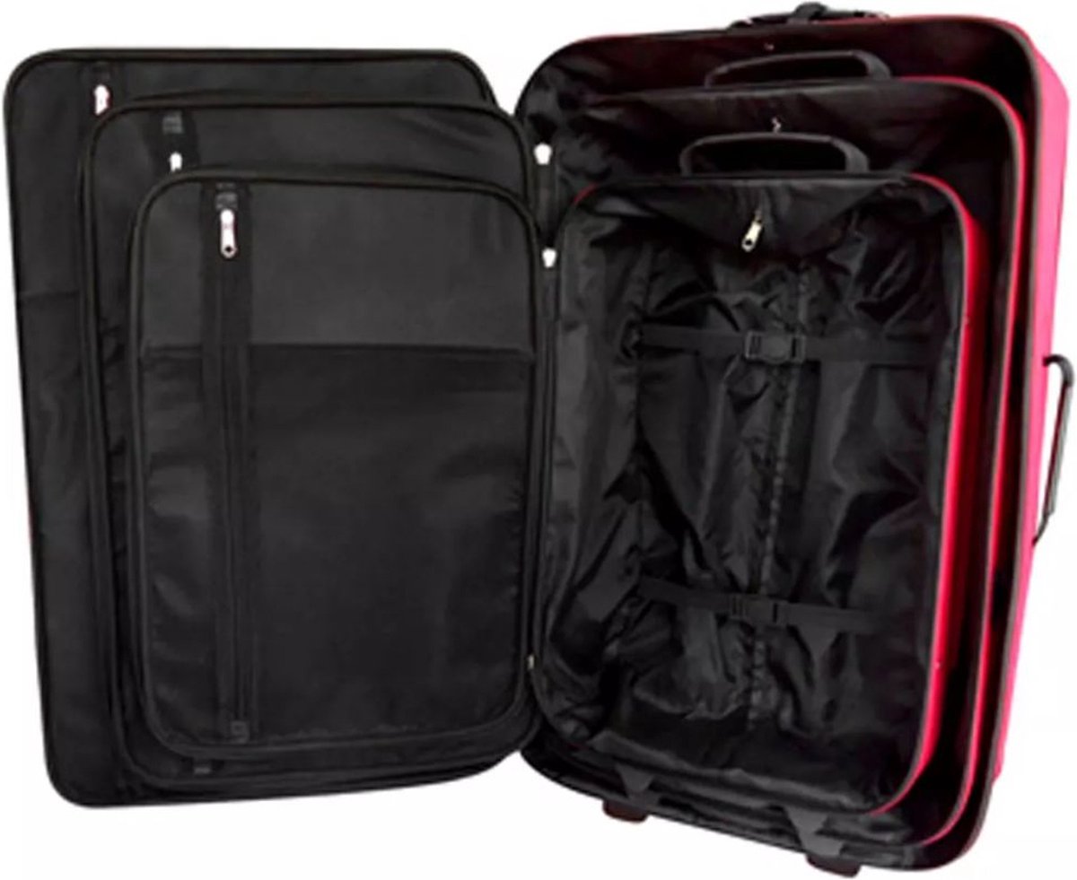 Vidaxl Reisbagage Set 5-delig - Rood
