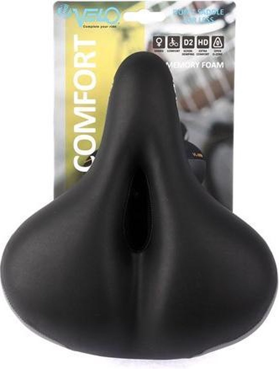 Velo Zadel Plush Tour Memory Foam Dames - Zwart