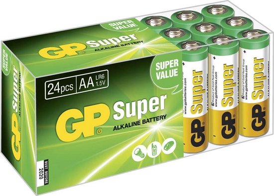 GP Super Alkaline 24x Aa Multipack