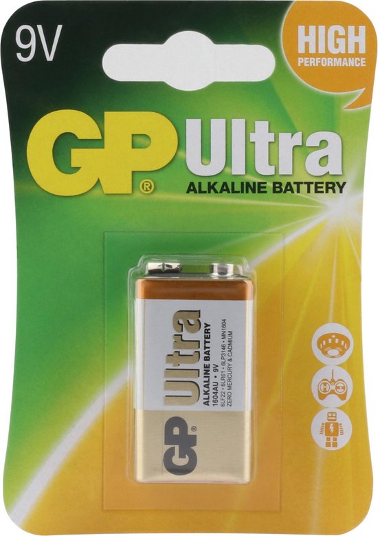 GP Ultra Alkaline 9v Blok