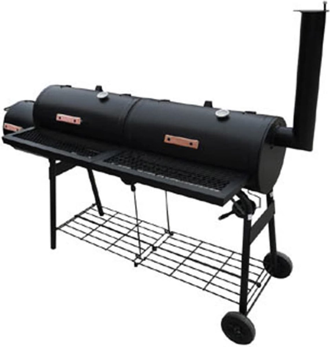 Vidaxl Rookbarbecue Nevada Xl - Zwart