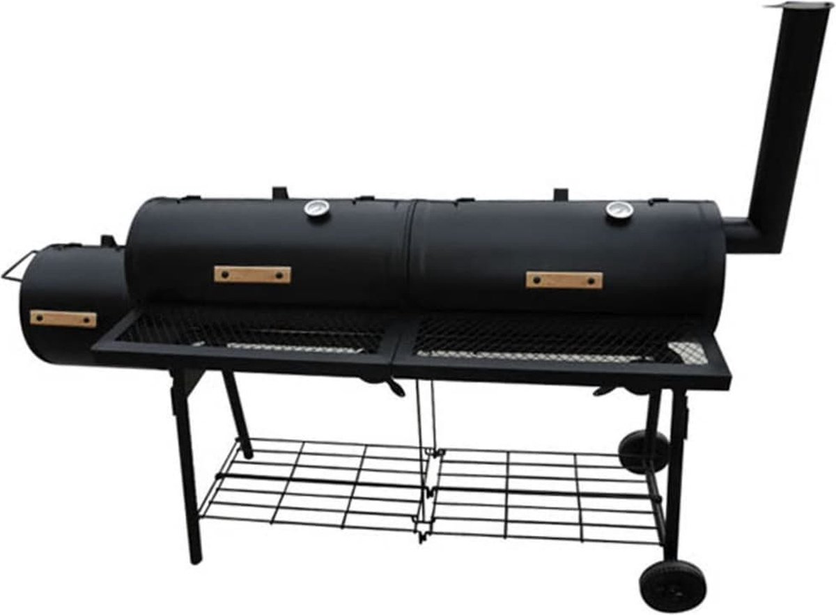Vidaxl Rookbarbecue Nevada Xl - Zwart