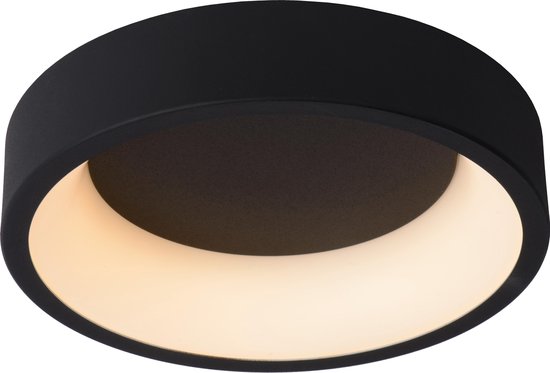 Lucide Talowe LED Plafondlamp Ø 30 cm - Zwart