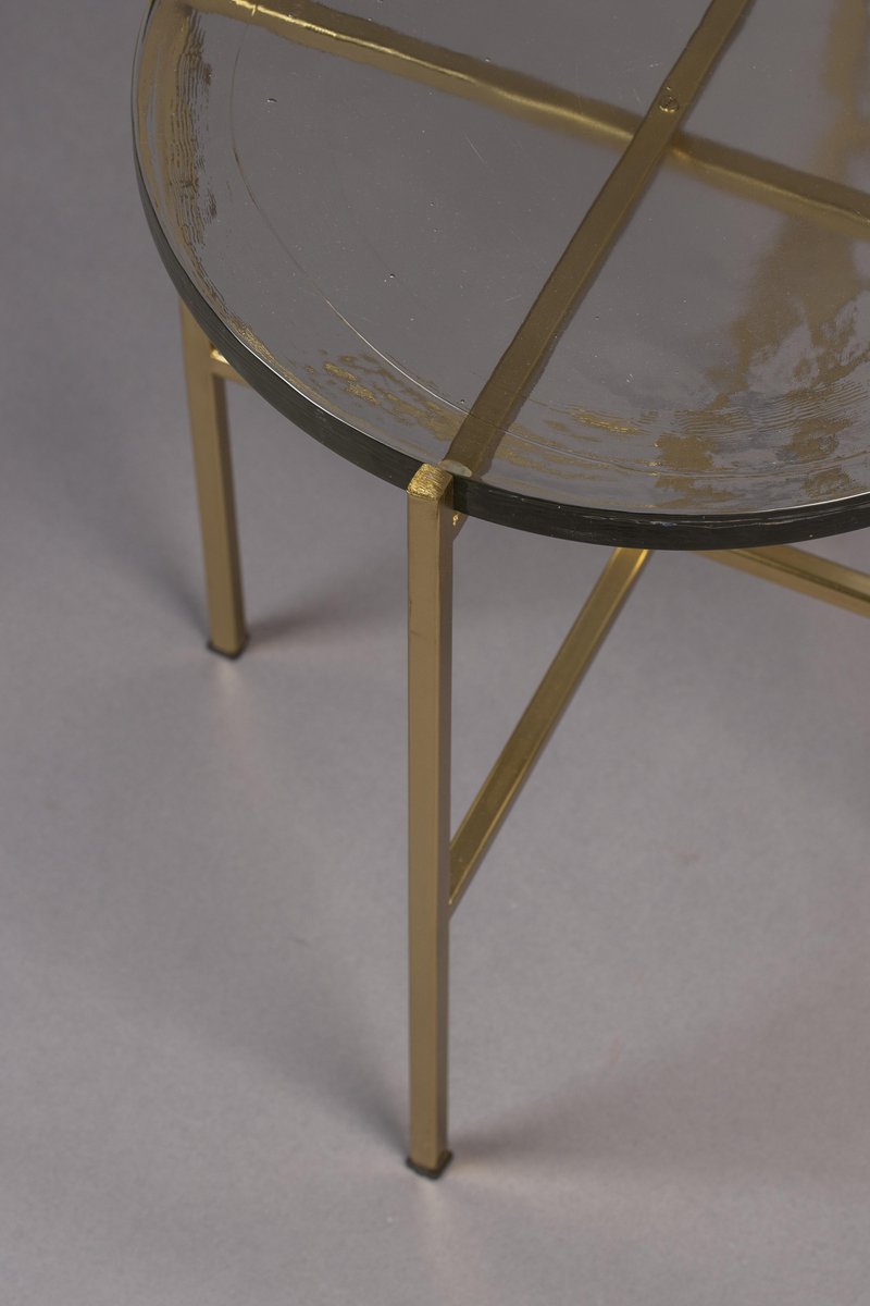 Dutchbone Vidrio Bijzettafel - Brass - Goud