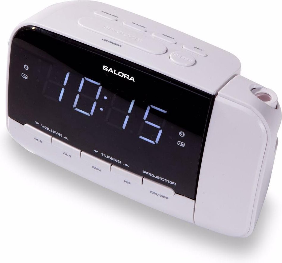 Salora Wekkerradio Cr618p - Zwart