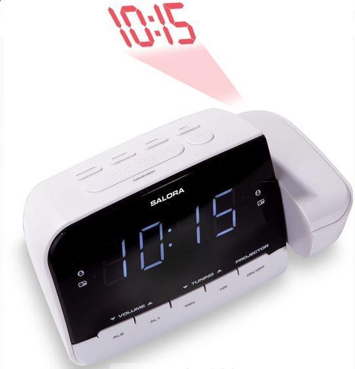 Salora Wekkerradio Cr618p - Zwart