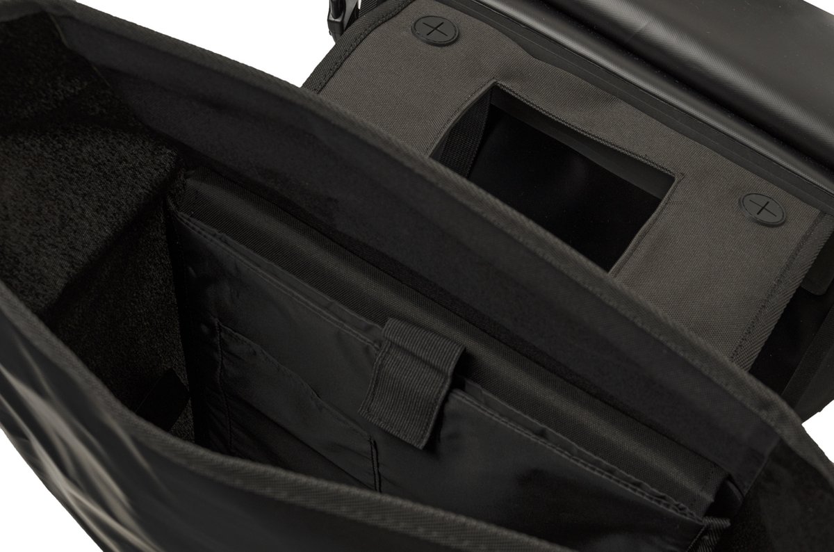 Agu Shelter42L MIK Compatible Dubbele Fietstas - Zwart