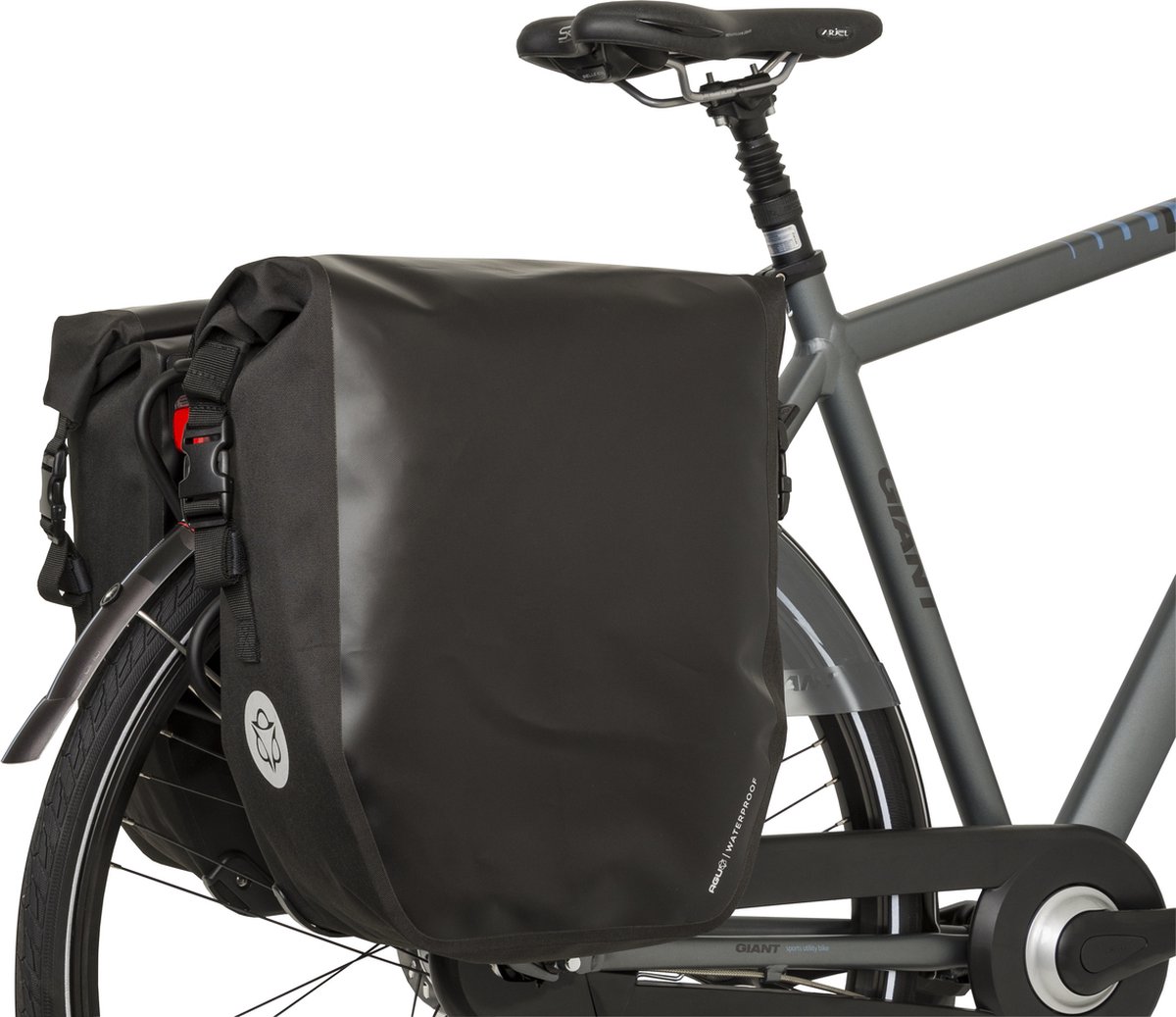 Agu Shelter42L MIK Compatible Dubbele Fietstas - Zwart