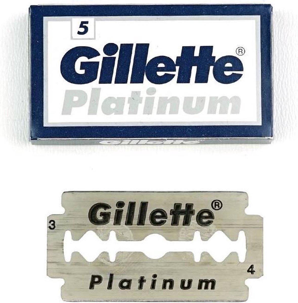 Gillette Platinum scheermesjes - 5st