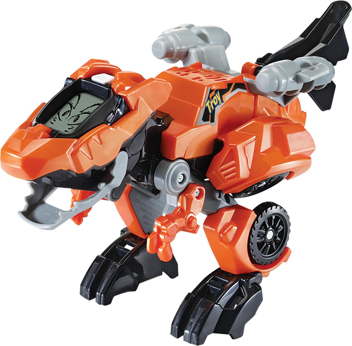 Vtech transformer Troy T rex junior 14,2 cm/zwart - Oranje
