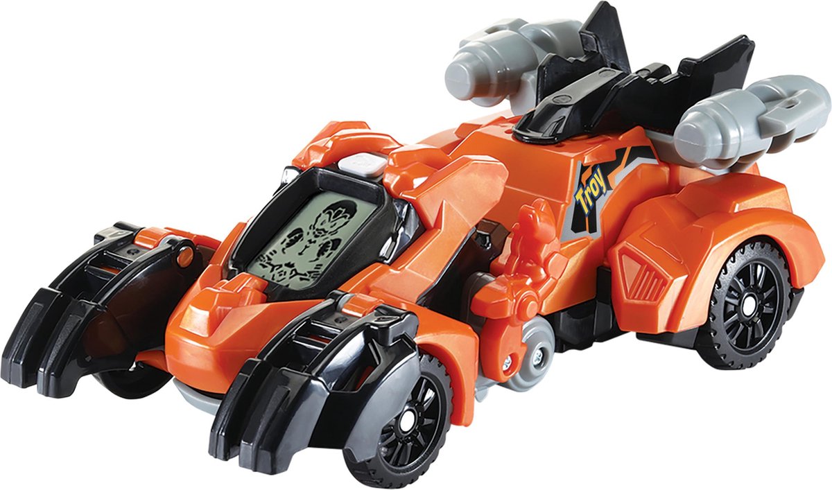 Vtech transformer Troy T rex junior 14,2 cm/zwart - Oranje