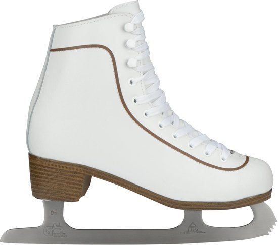Nijdam Kunstschaatsen Klassiek Dames Maat 36 - Wit