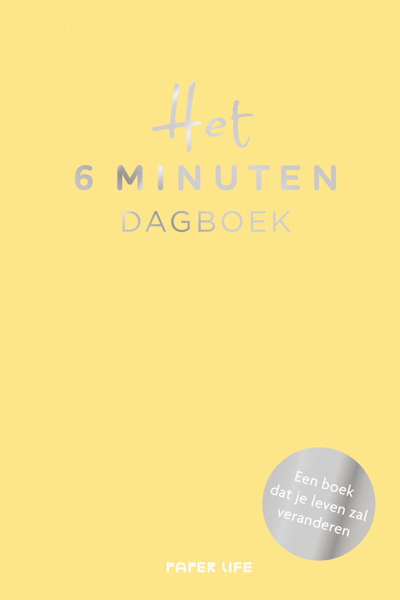 Het 6 minuten dagboek - gele editie