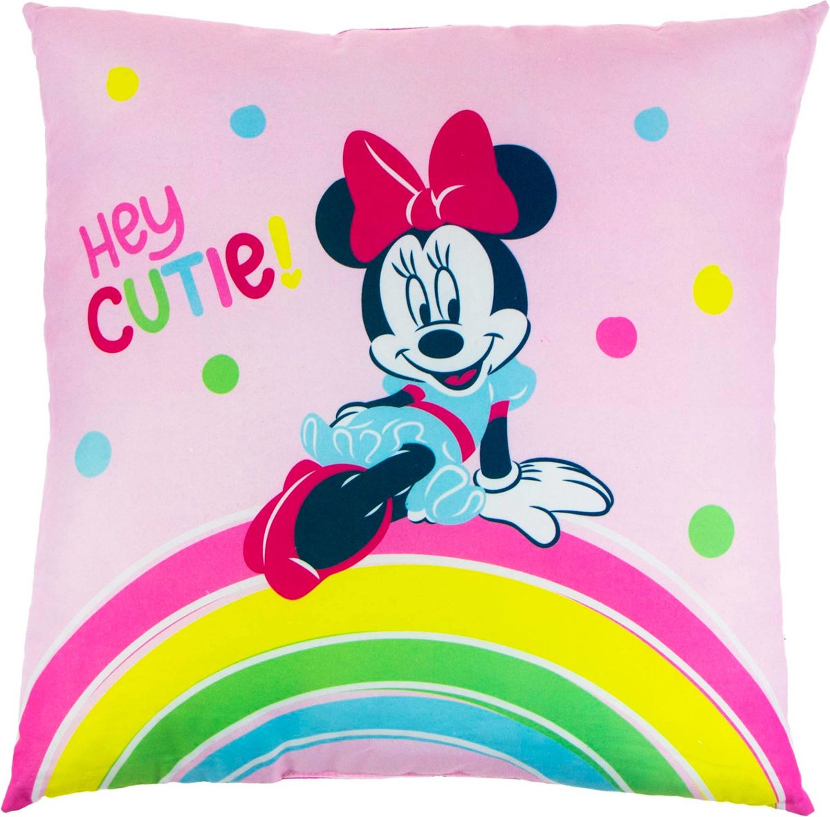 Disney kussen Minnie Mouse junior 40 x 40 cm polyester roze