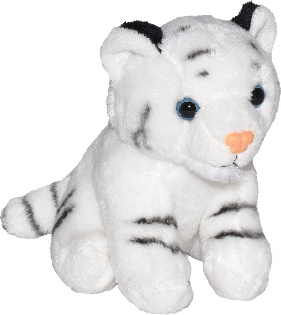 Wild Republic knuffel witte tijger junior 13 cm pluche