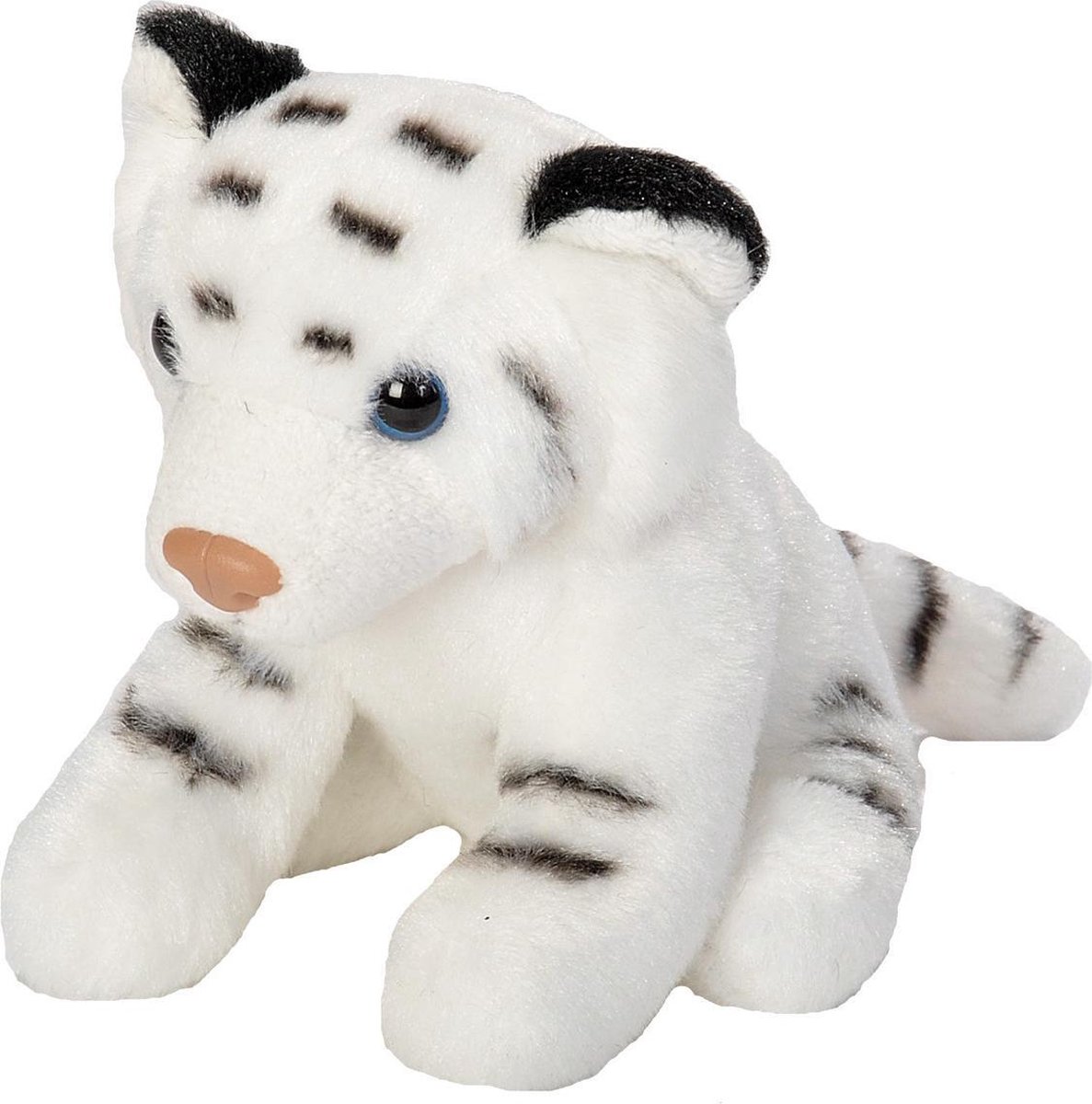 Wild Republic knuffel witte tijger junior 13 cm pluche