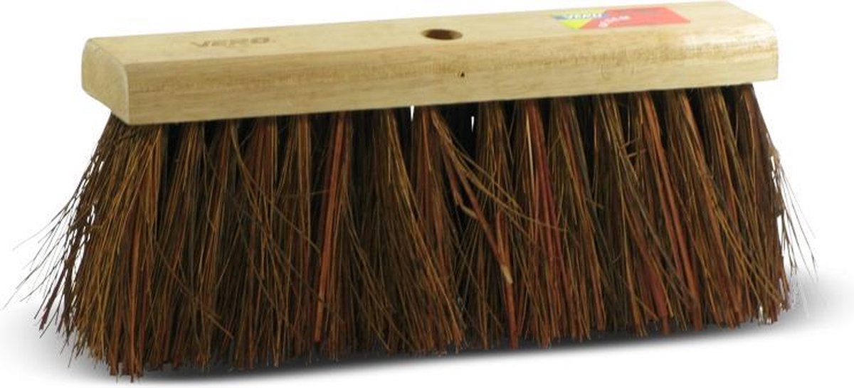 mtools Vero Straatbezem Harde Natuurvezels Bassine/stalks 37 Cm Zonder Steel - Bruin