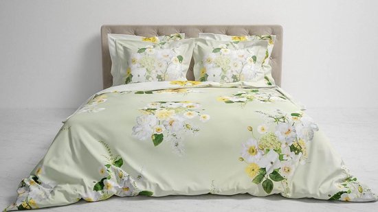 Heckett & Lane Daly Dekbedovertrek 200 x 220 cm - Groen