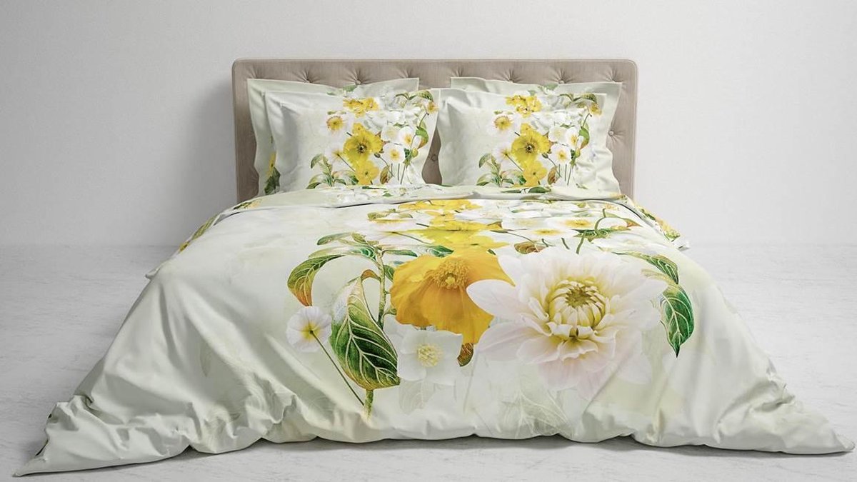 Heckett & Lane Daly Dekbedovertrek 200 x 220 cm - Groen