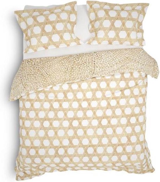 Heckett & Lane Inaya Dekbedovertrek 140 x 220 cm - Bruin