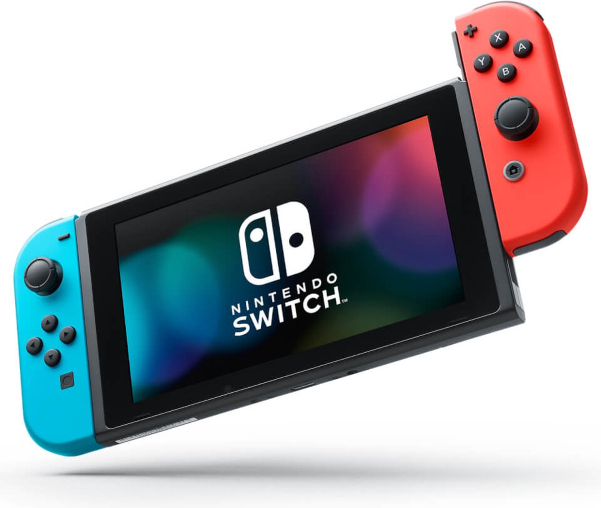 Nintendo Switch Rood/ + Mario Kart + 3 Maanden Online - Blauw