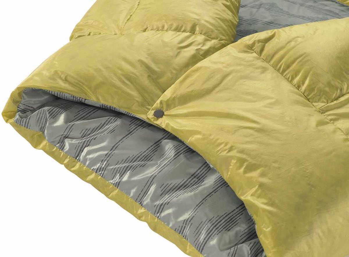 Therm-a-Rest Corus 32F/0C Quilt Slaapzak Regular Limoengroen/Lichtgrijs