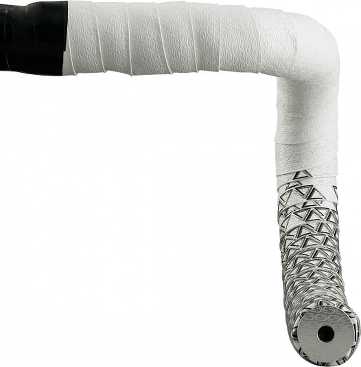 Deda stuurtape 200 x 3 cm EVA/PU 2,5 mm zwart/wit 3 delig