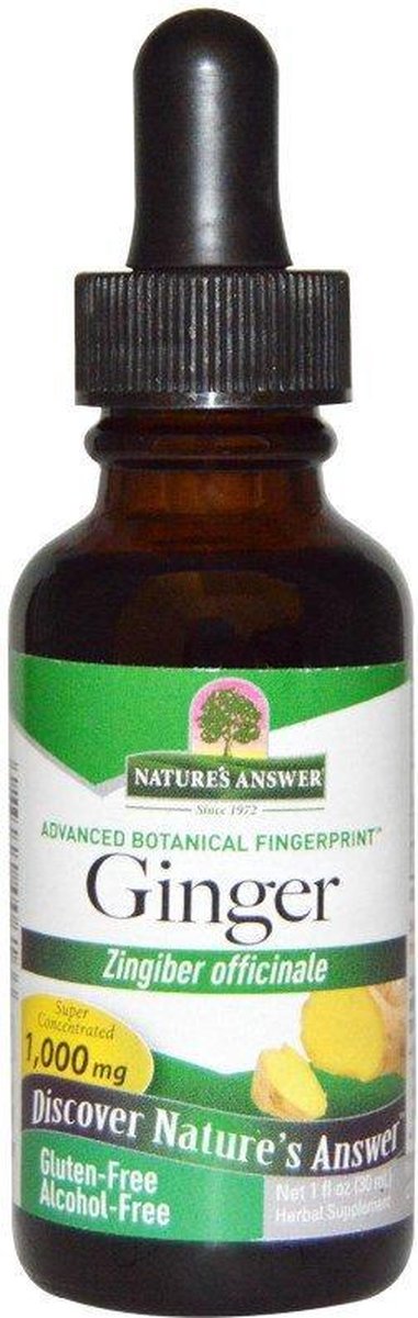 Natures Answer Gember extract alcoholvrij