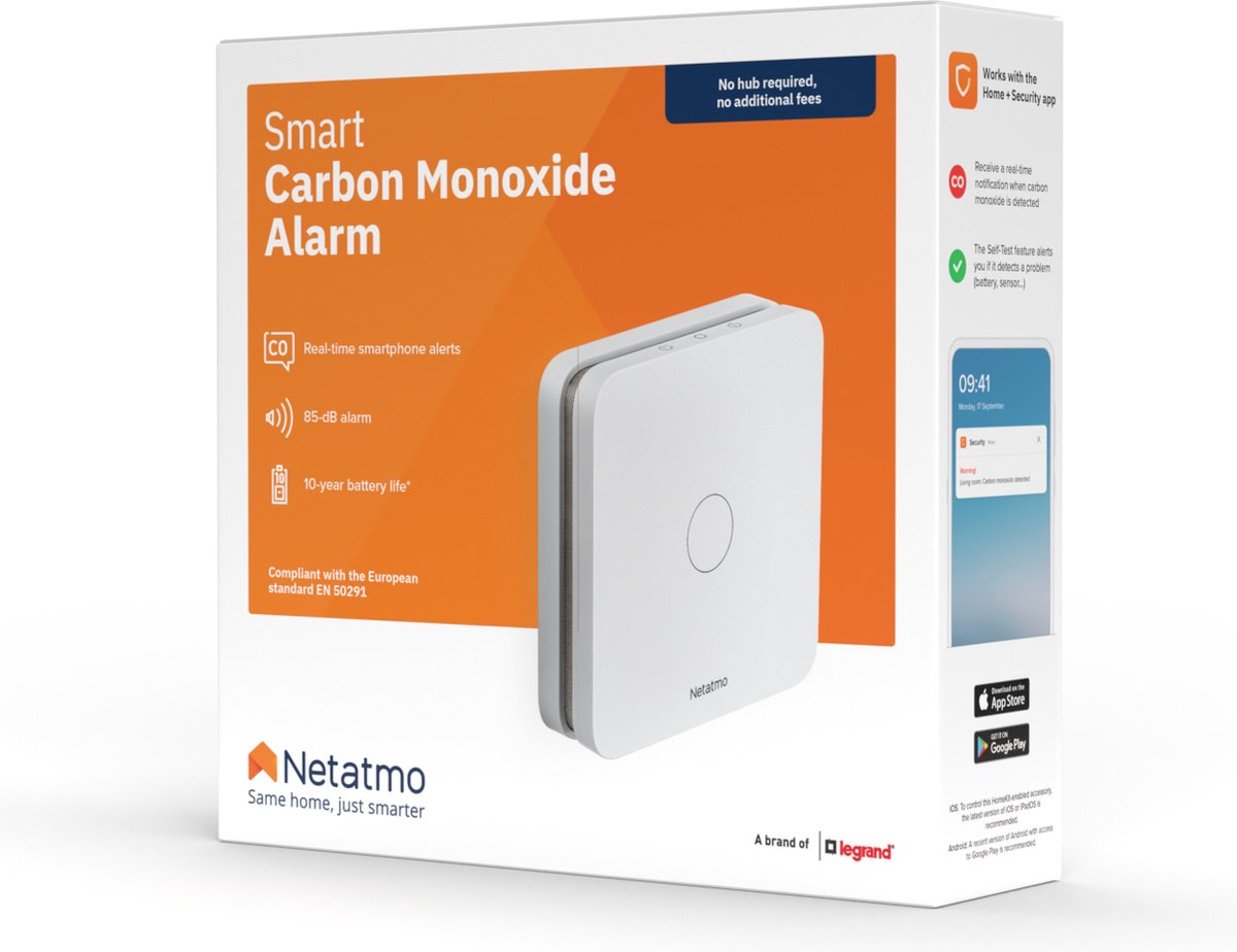 Netatmo Koolmonoxidemelder 74-055