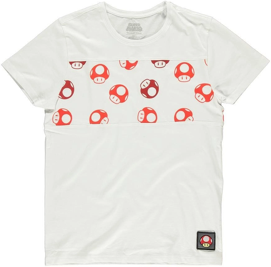 Difuzed Nintendo - Super Mario AOP Mushroom Men's T-shirt