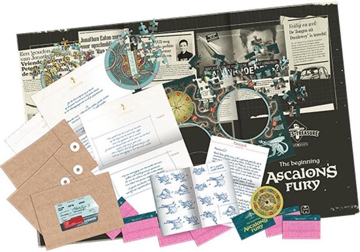 Jumbo kaartspel Escape Quest The Beginning: Ascalons Fury (NL) - Zwart